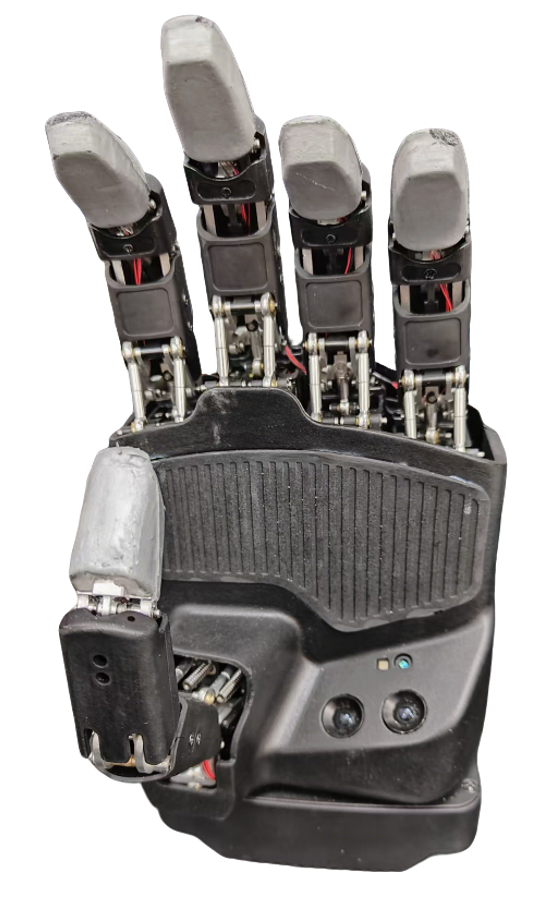 Five-finger dexterous hand hardware system