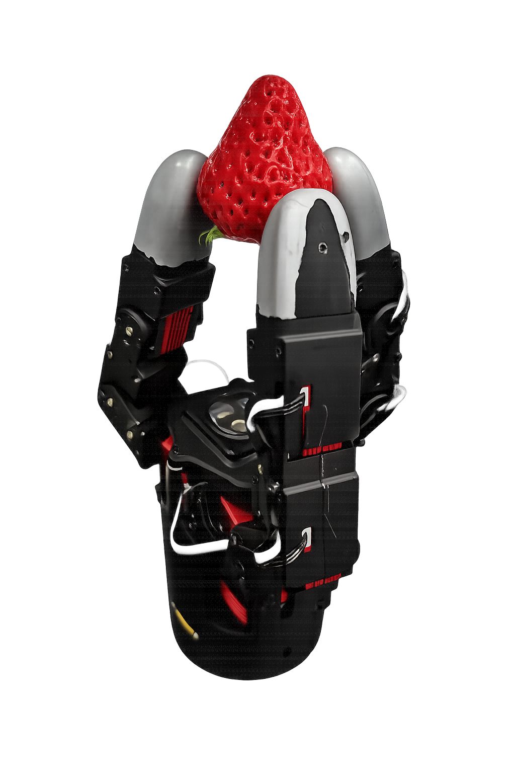 Three-finger gripper with vision-tactile sensors